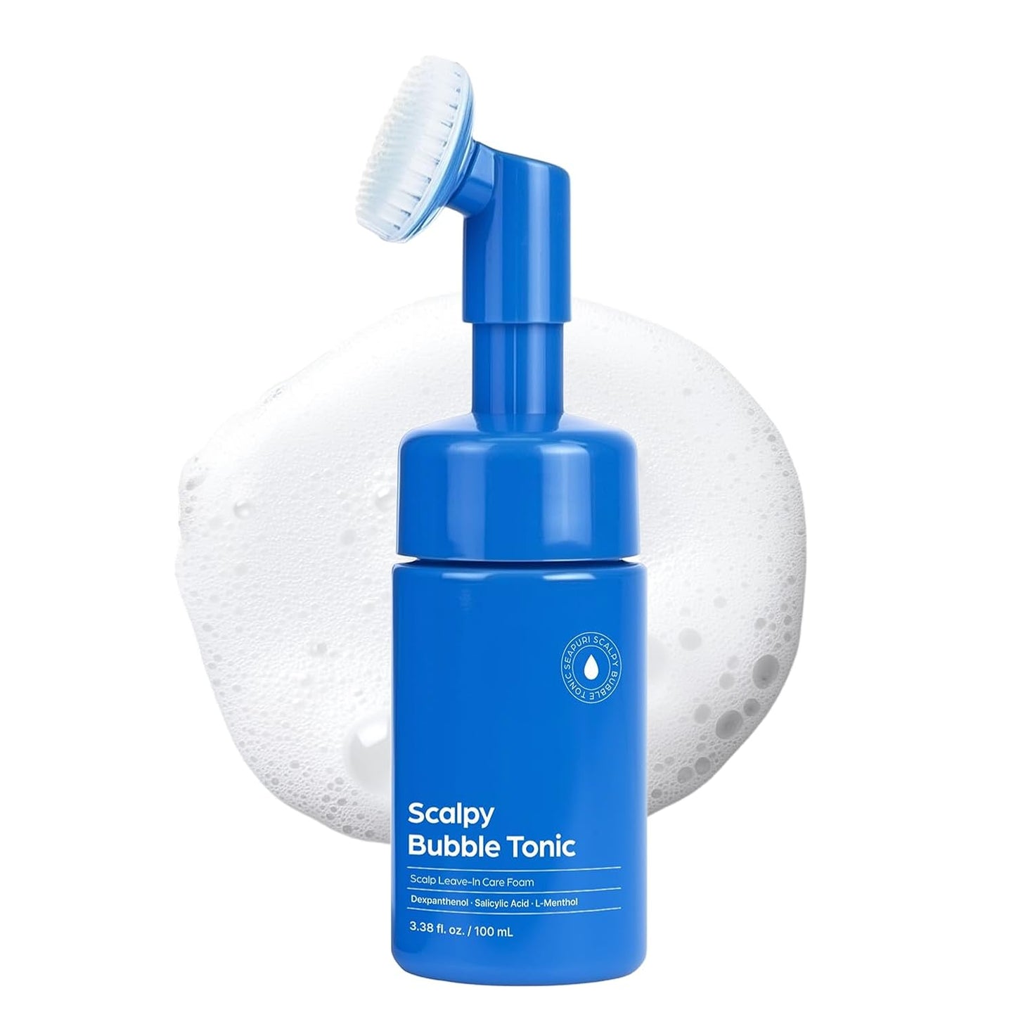 Bubble Tonic — Leave-In Scalp Exfoliator Foam for Oily, Sweaty, or Itchy Roots — Clears Buildup & Sweat with No Residue — Cooling Relief with Menthol & Salicylic Acid | Korean Hair Care Detox