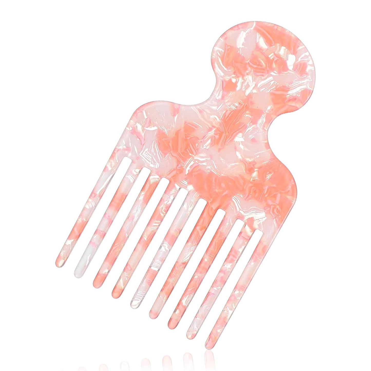Afro Hair Pick Comb Wide Tooth Comb for Curls Hair Styling Tool Afro Pick for Women and Men Detangling Lifting Combs 4.72 Inches