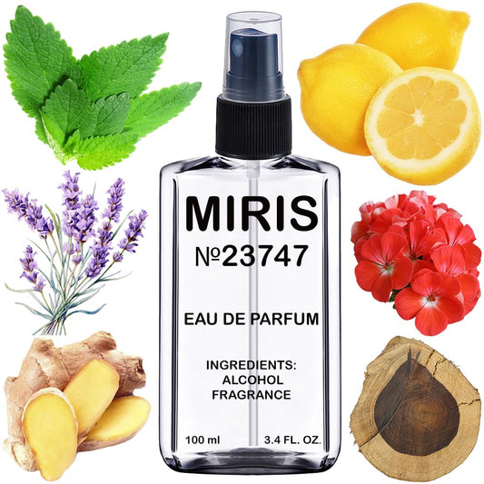 MIRIS No. 23747, Inspired by Code Ice, Long-Lasting Eau de Parfum for Men, Spray 3.4 Fl Oz / 100 ml
