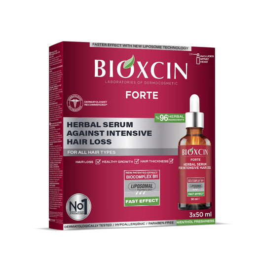 Anti-Hair Loss Hair Growth Serum Biotin & Keratin Hair Oil Treatment for Thinning, Weak & Damaged Hair Nourishing Scalp Serum for Stronger, Thicker, Fuller Hair, Men & Women, Daily Use 3 X 50 ML