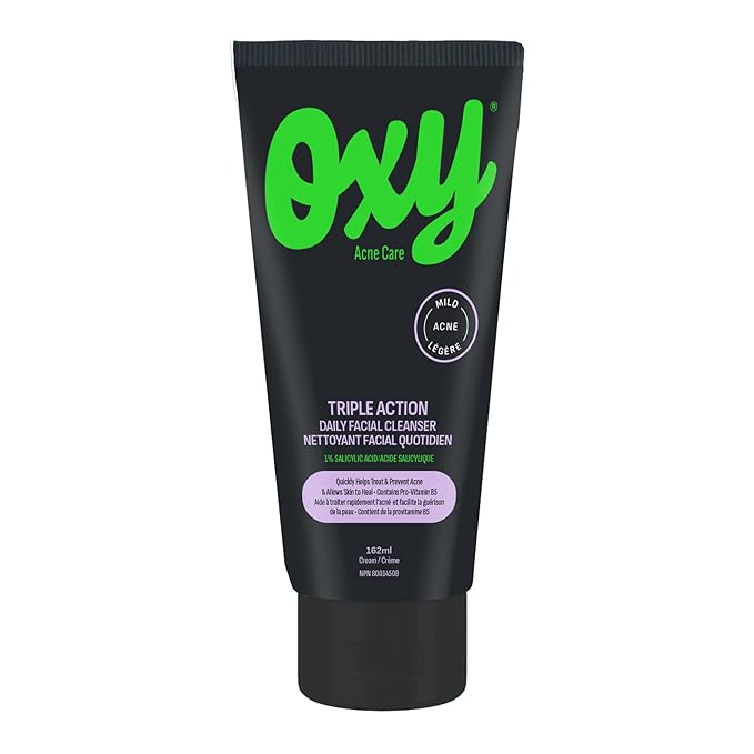 Oxy Triple Action Daily Facial Cleanser, 162ml