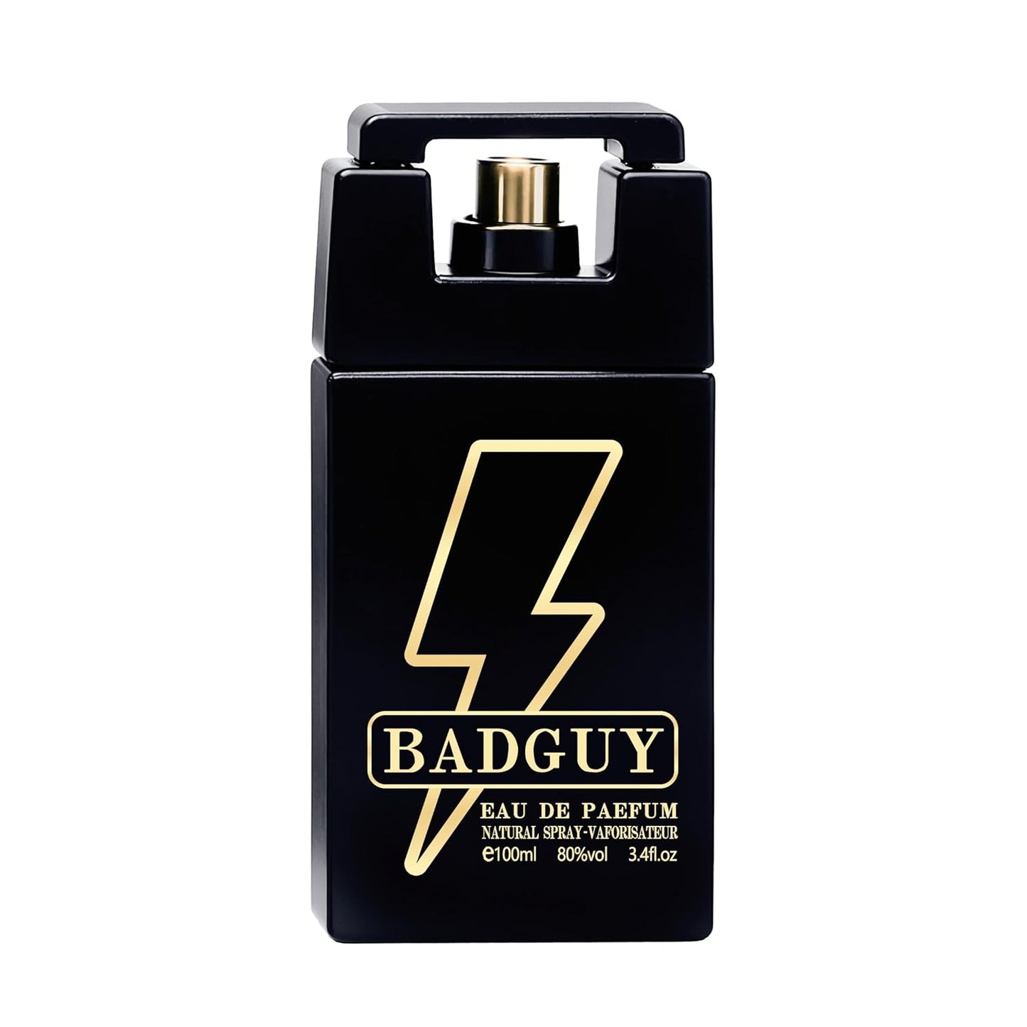 Hybrid & Company Bad Guy For Men Eau De Parfum - Men's Natural Spray Sophisticated Fragrance, Fresh and Elegant, 3.4 Fl Oz