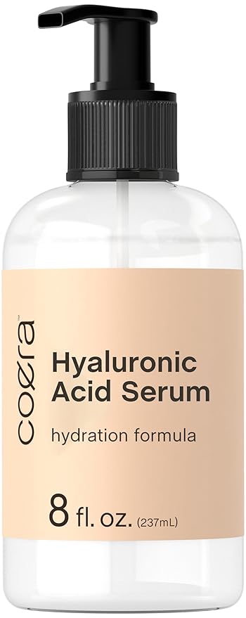 Coera Hyaluronic Acid Serum for Face | 8 oz | Moisturizing Oil for Skin, Hair & Nails | Paraben & SLS Free