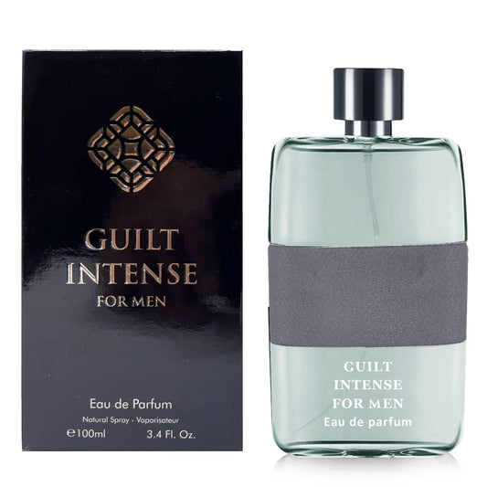 Guilt Intense Men Perfume Cologne for Men Natural Spray Masculine Scent Wonderful Fragrance Gift Eau De Parfum for Daily Use 3.4 Fluid Ounce