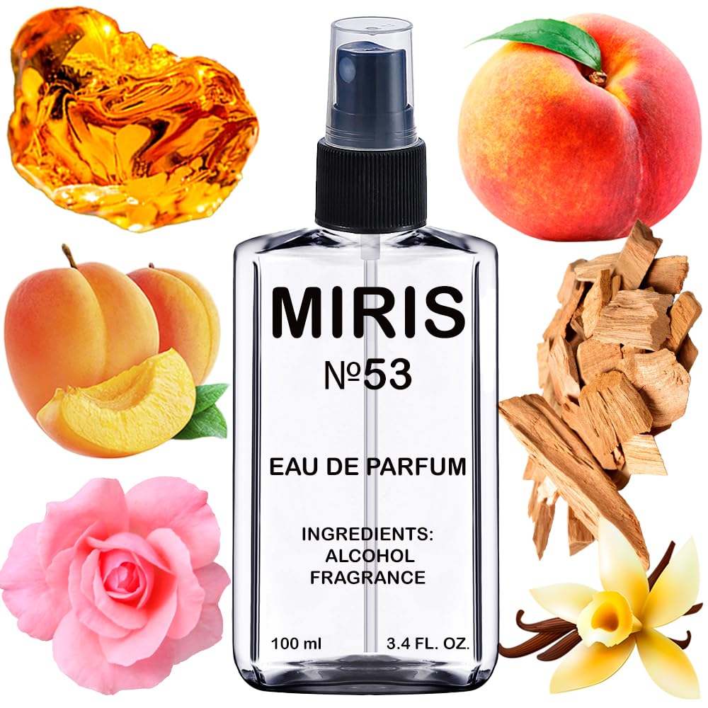 MIRIS No. 53, Inspired by Tresor, Long-Lasting Eau de Parfum for Women, Spray 3.4 Fl Oz / 100 ml