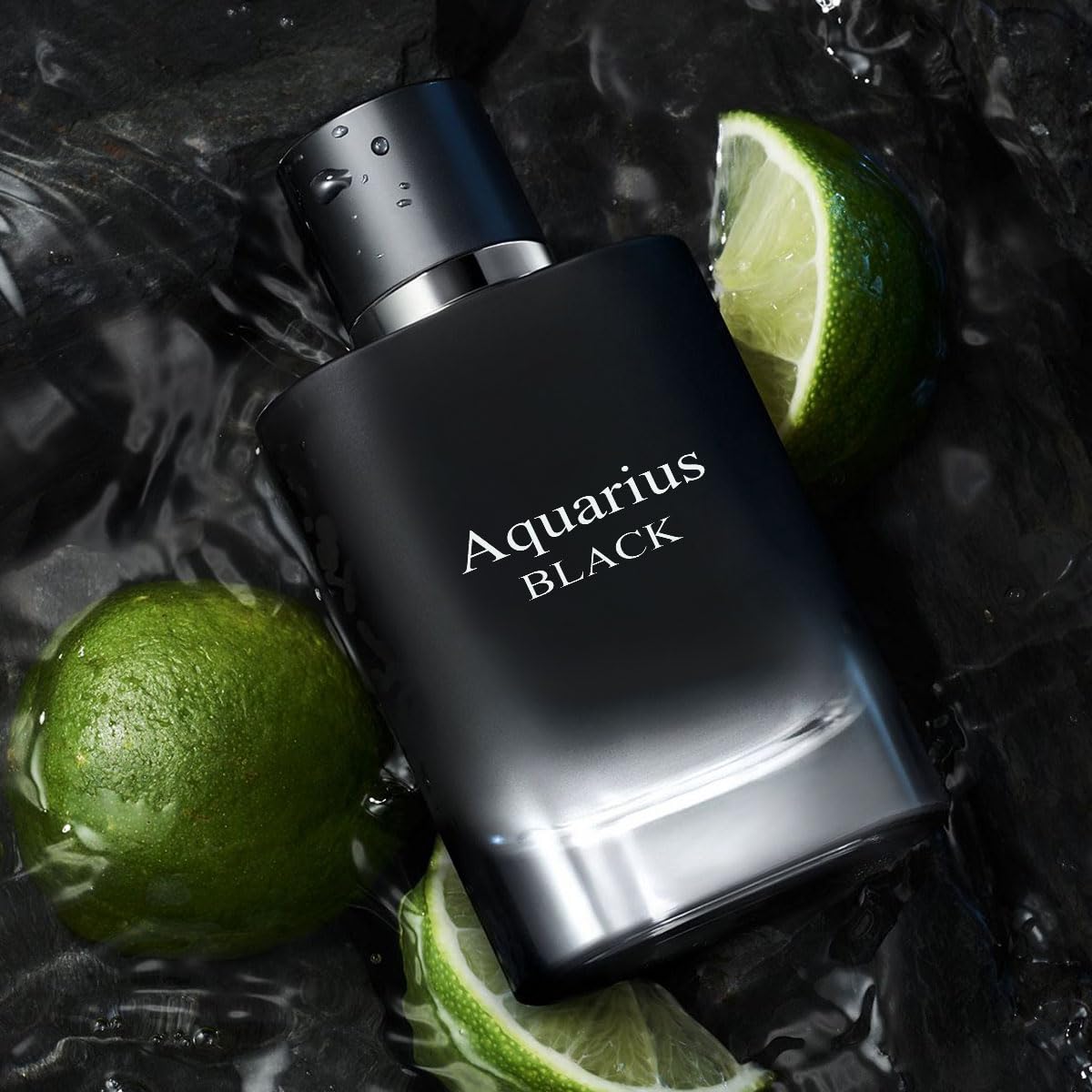 Black for Men Eau de Toilette Natural Spray Men Cologne Masculine Scent 3.4 Fl Oz/100ML