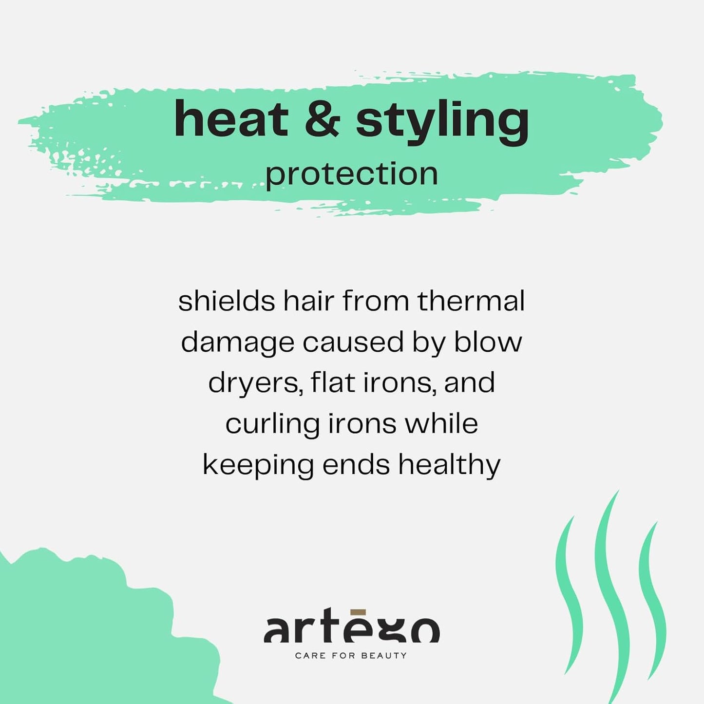 Artègo Good Society Free Shape Crystal Drops (3.4 oz) – Frizz Control Hair Serum for Smooth, Shiny, Heat-Protected Hair