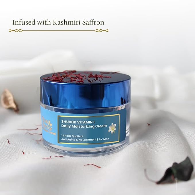 Blue Nectar Ultimate Men's Skincare Set: Face Cream & Bakuchi Anti Aging Serum Bundle for Youthful, Glowing Skin