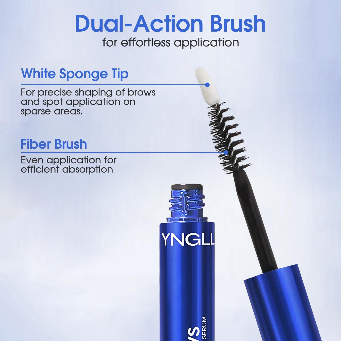 Eyebrow Growth Serum Plant Extracts Brows Growth Serum for Women Regrowth Eyebrow Hair Growth Thicker, Longer, Fuller -5ml