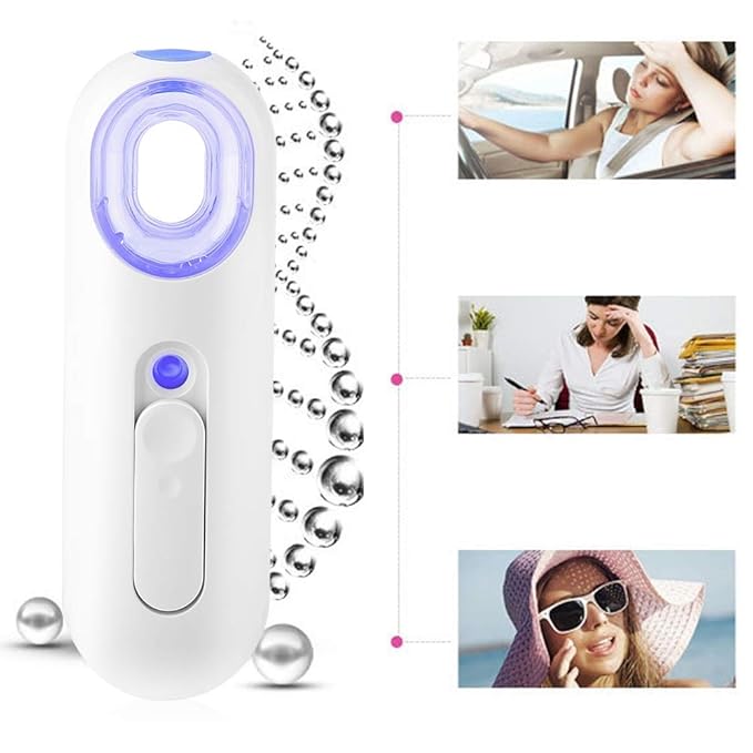 Nano Facial Mister, 25Ml Mist Sprayer, Portable Nano Atomization Machine Handy Mist Spray Facial Steamer Nebulizer Face Moisturizing for Hydrating Face Dry