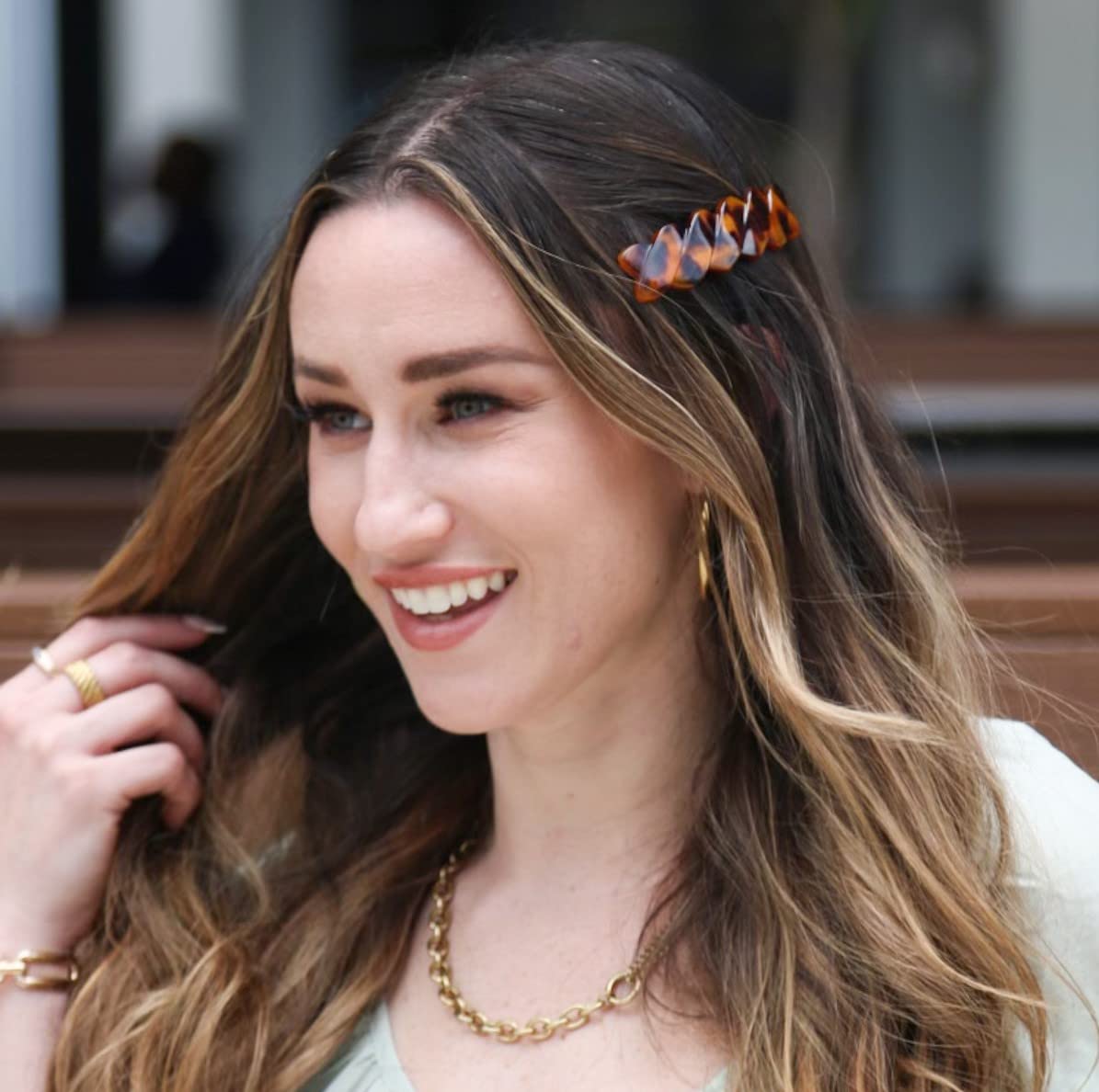 Camila Paris CP2881 French Hair Barrette Clip for Girls Braided, Tokyo Automatic Clasp, Strong Hold Grip Hair Clips for Women, No Slip and Durable Styling Girls Hair Accessories, Made in France