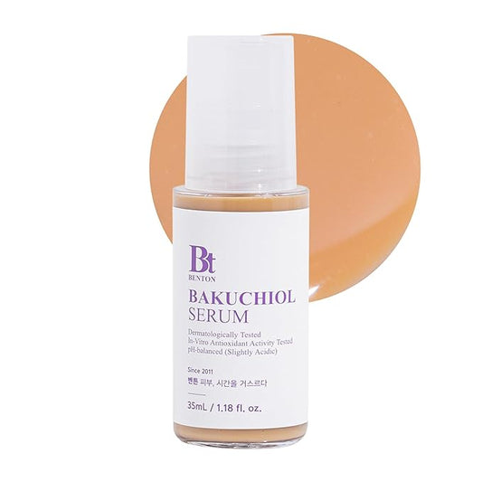 BENTON Bakuchiol Serum - Nourishing Serum for Face with Bakuchiol Retinol Alternative - Improve Elasticity and Control Photoaging - Serum for Sensitive Skin, 1.18 fl.oz.