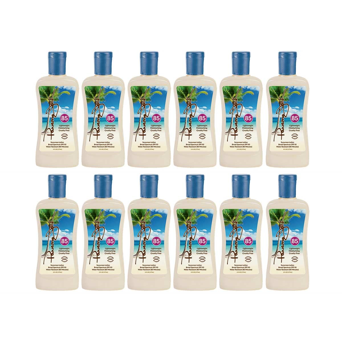 Panama Jack Sunscreen Suntan Lotion - SPF 85, Broad Spectrum UVA/UVB Protection, PABA, Paraben, Gluten & Cruelty Free, 6 FL OZ (Pack of 2)
