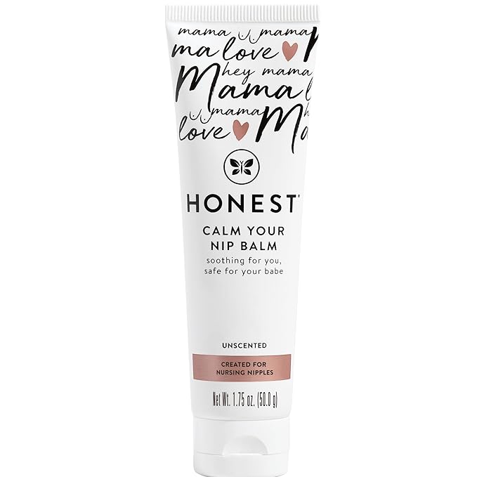The Honest Company Honest Mama Calm Your Nip Balm | Nourishing, Soothing Nipple Cream for Nursing | Naturally Derived + Safe for Sensitive Skin | 1.75 fl oz