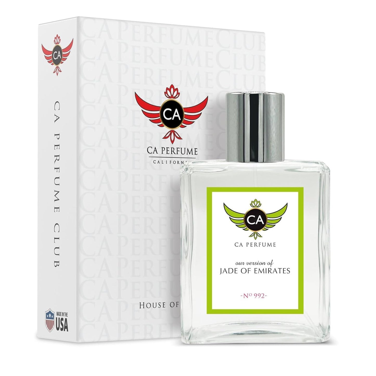 CA Perfume Impression of Jade Of Emirates for Women & Men Eau De Parfum Spray Long Lasting Oriental Floral Perfume (3.4 Fl Oz / 100ml)