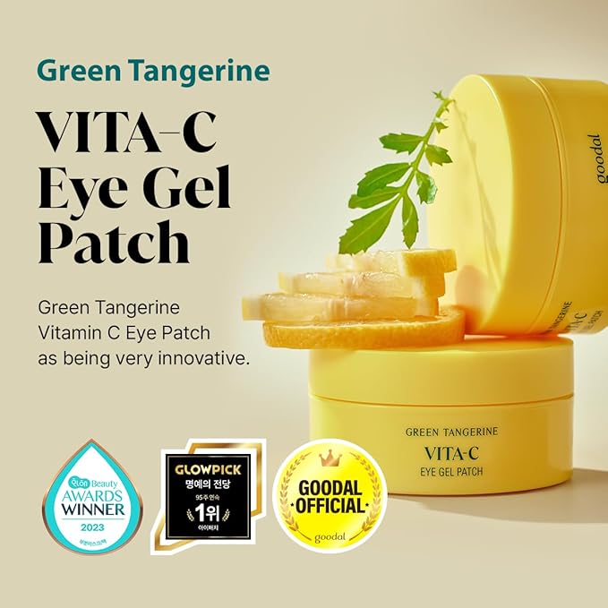 GOODAL [Bundle] Green Tangerine Vita C Skin Care Duo : Toner Pads, Eye Patch