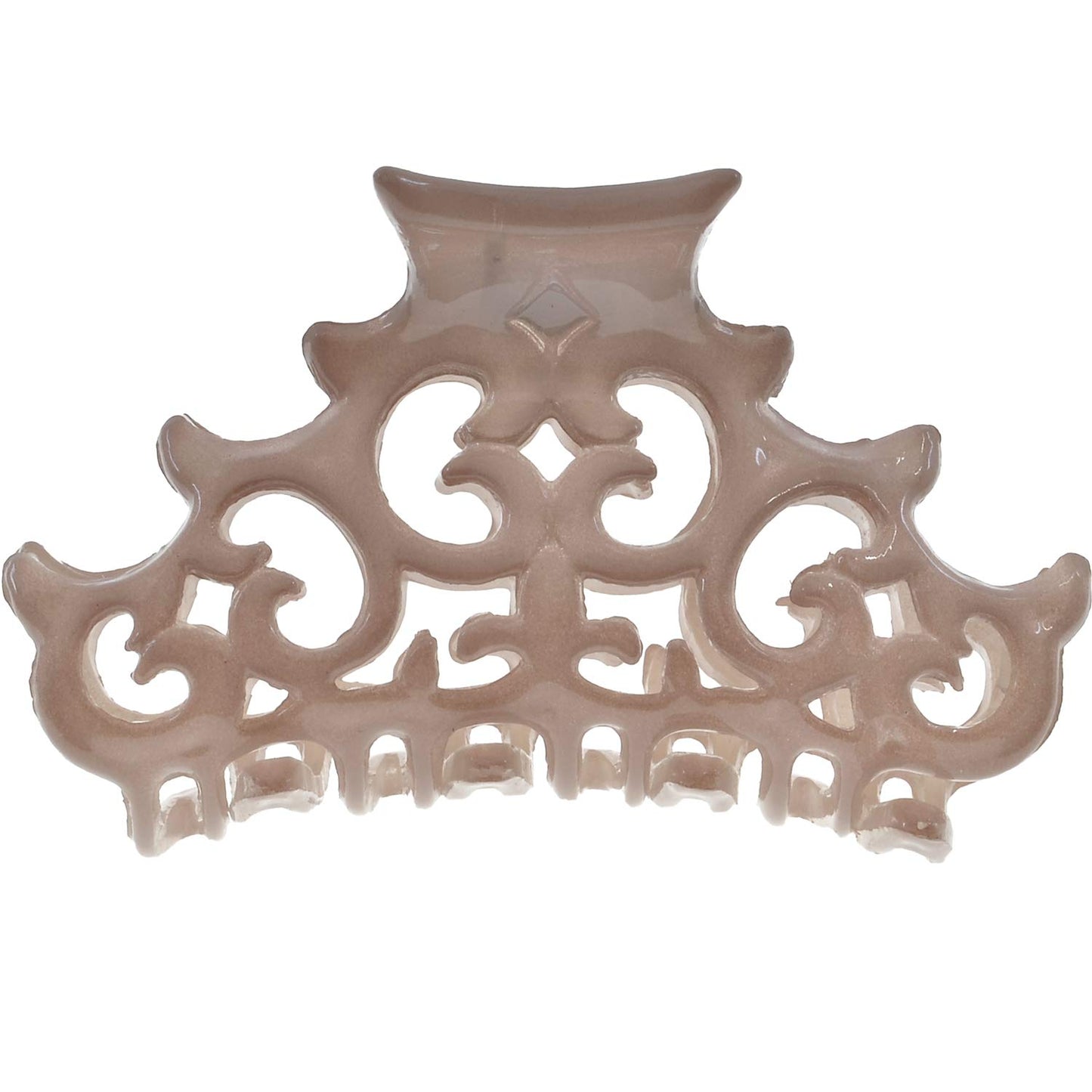 Camila Paris CP2906 French Hair Clip for Women, Amber, Girls Hair Claw Clips Jaw Fashion Durable and Styling Hair Accessories for Women, Strong Hold No Slip Grip, Made in France