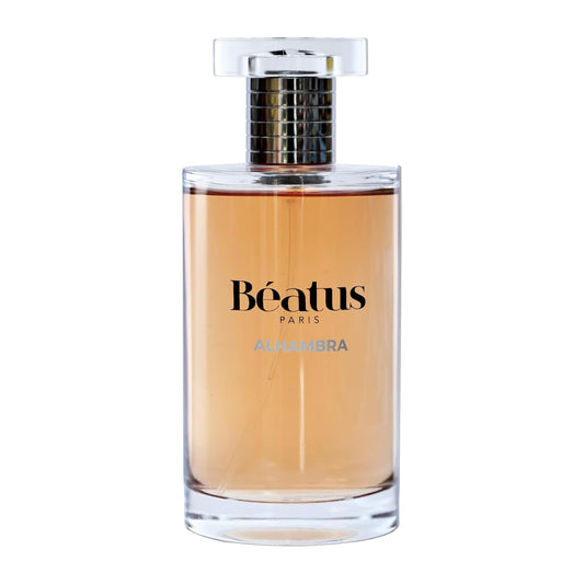 Beatus Paris Alhambra - Luxury Perfume for Women - Eau de Parfum - Long-Lasting Floral Fragrance - Notes of Black Pepper, Mandarin, Jasmine, Vanilla Scent - All Day Wear Travel Size EDP Spray - 3.4 oz