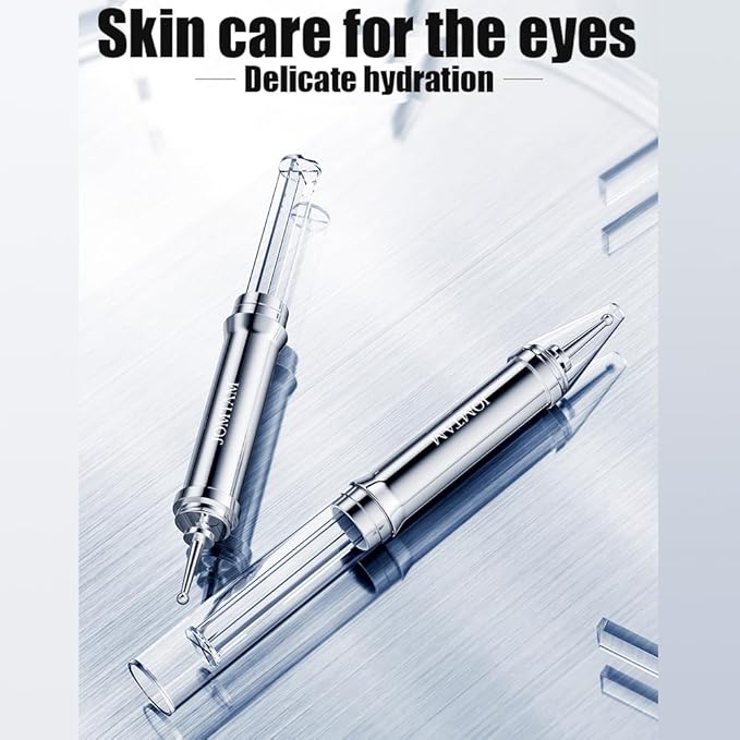 Moisturizing Elastic Eye Cream Relax Eye Skin Anti-Aging Hydrate Delicate Smooth Under Eye Bags Forehead Wrinkles Fine Lines 3ml x 2pcs