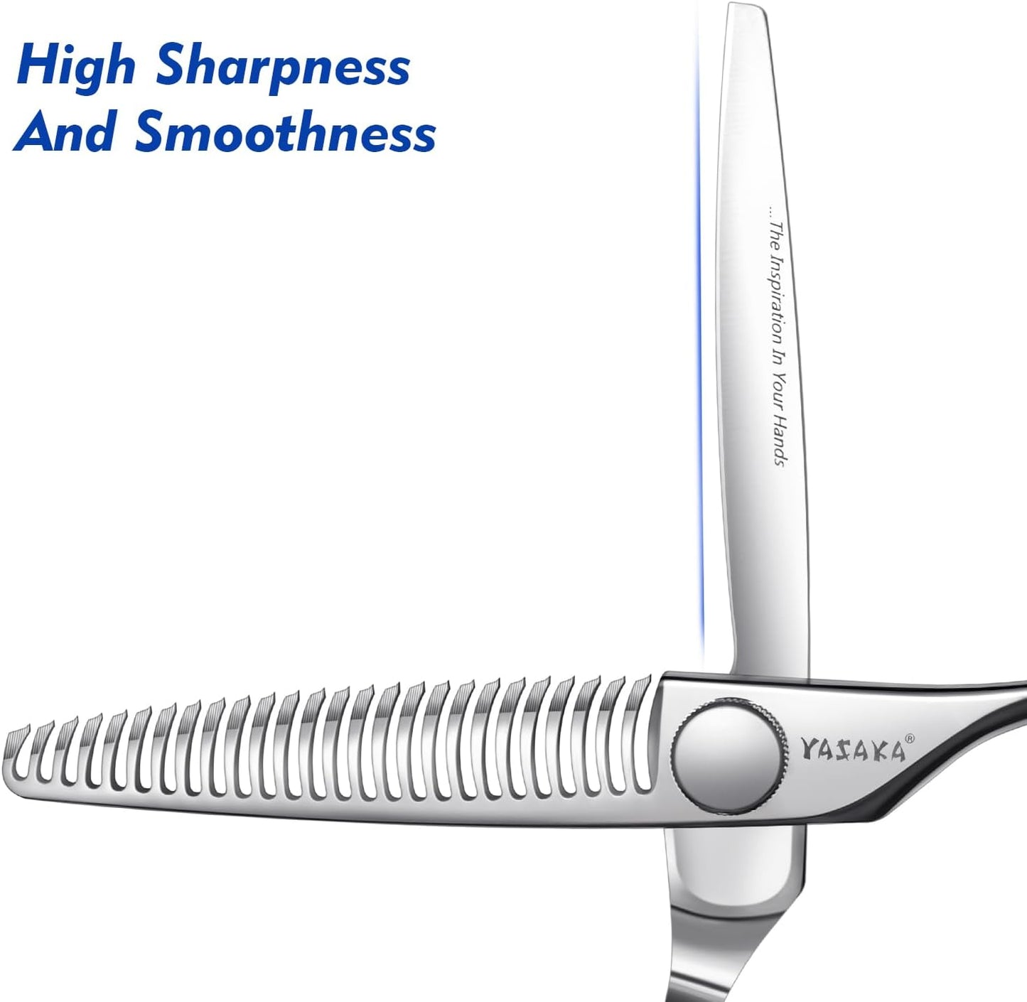 Professional Thinning Shears for Hair Cutting with Ultra Sharp Convex Blade, Cobalt Alloy Stainless Steel for Barber Haircut Scissors Teeth Shears Texturizing Scissors for Men Women Salon Home Use