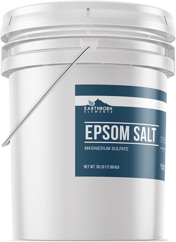 Earthborn Elements Epsom Salt (5 Gallon), Magnesium Sulfate Soaking Solution