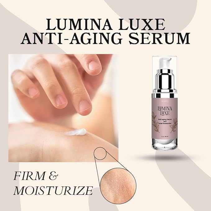 Lumina Luxe, Lumina Luxe Anti-Aging Serum & Facial Moisturizer 2 Pack
