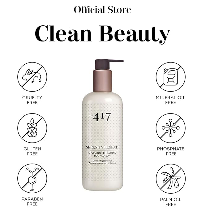 '-417 Dead Sea Cosmetics Aromatic Refreshing Body Lotion - Daily Moisturizing Lotion to Nourish Dry Skin 11.83 oz