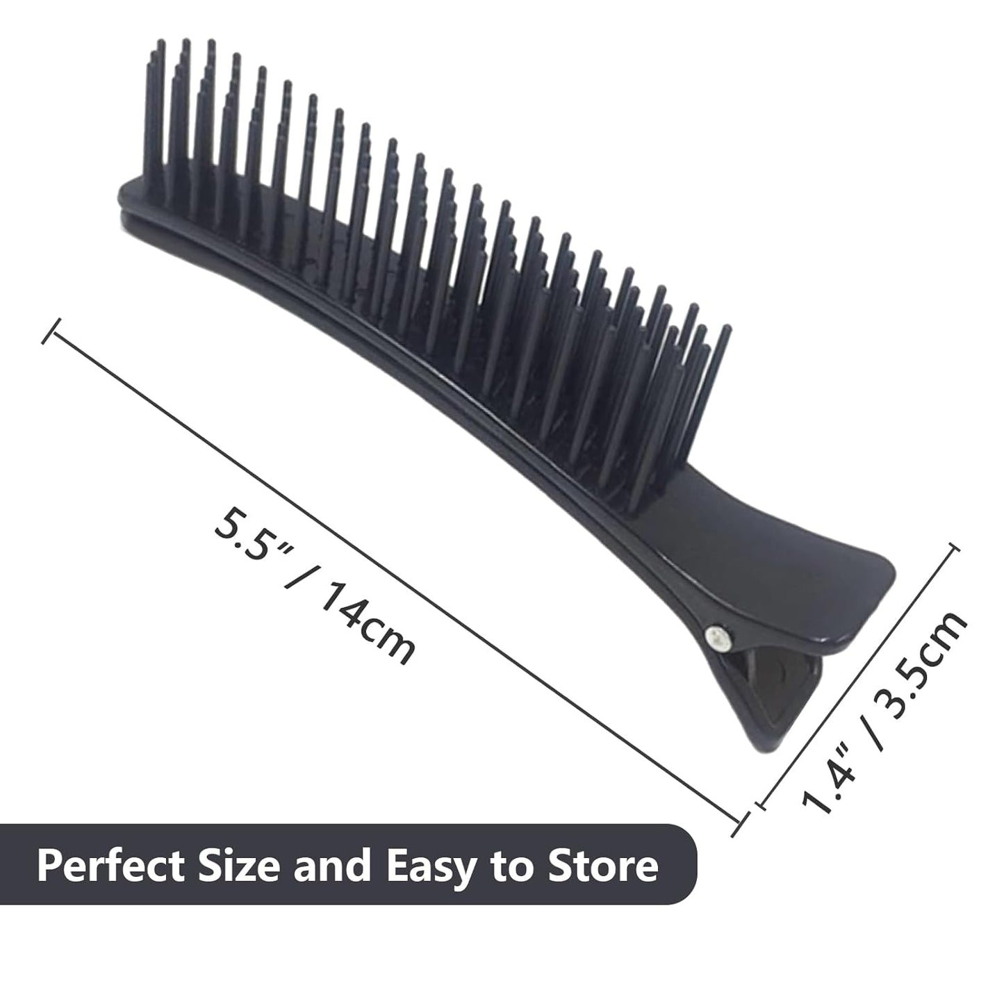 2PCS Grip Sectioning Clips for Styling, Parting, Cutting, Coloring, Foiling and Placing Hair Extensions