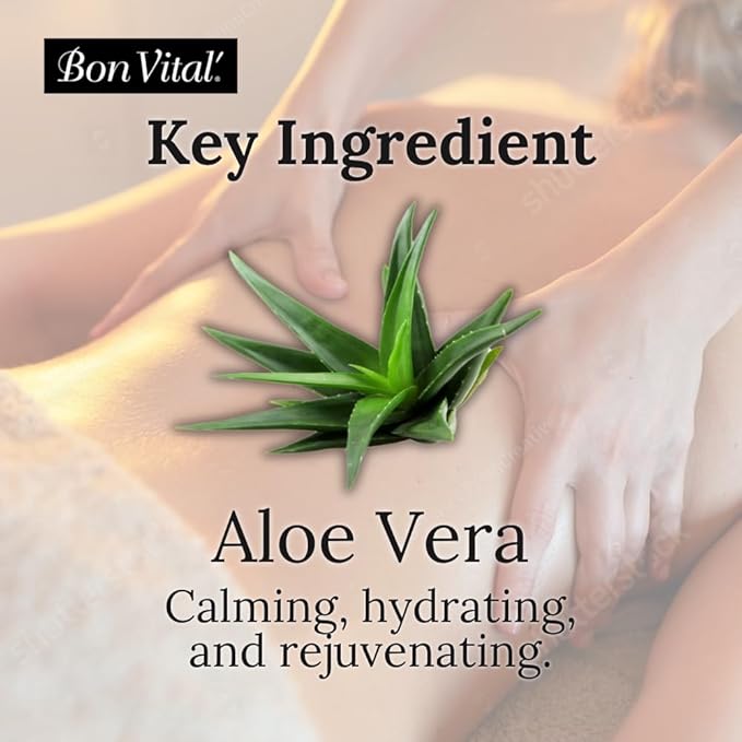 Bon Vital' Original Massage Oil for a Versatile Massage Foundation to Relax Sore Muscles and Repair Dry Skin, Best Massage Oil on Market, Unbeatable Consistency and Quality, 1 Gal, Label may Vary