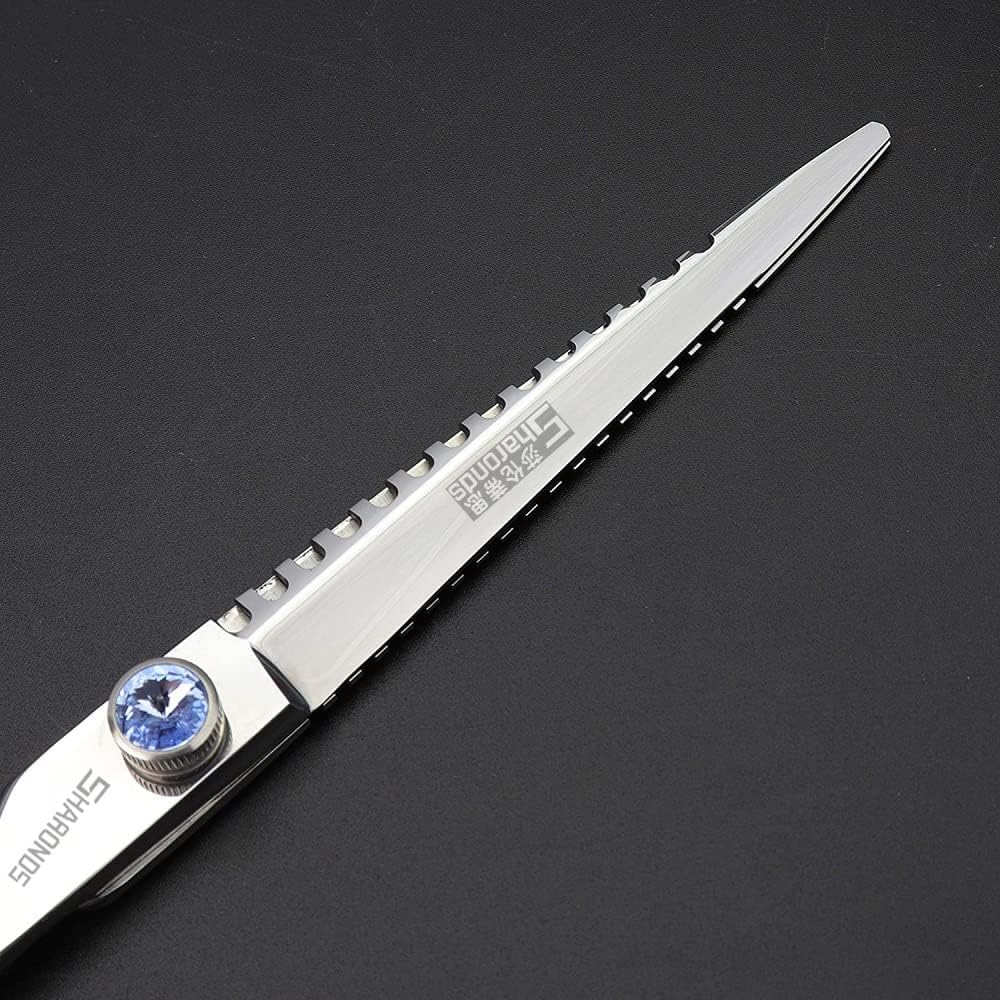 Professional Japanese Hairdressing Scissors - Slim Design, 7 Inch, 2 Pieces (Men & Women)