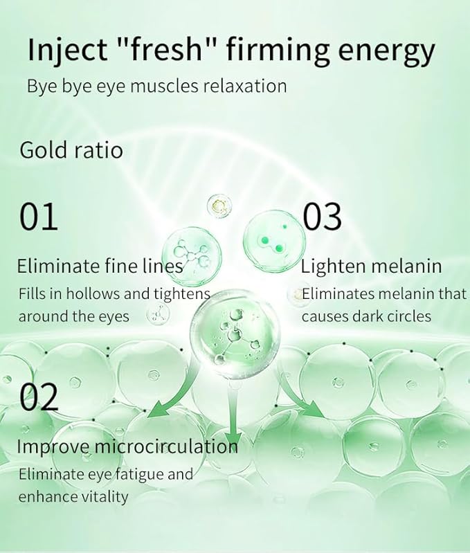 2 Pcs Retinol Eye Cream Stick，Moisturizing Eye Cream Stick for Fine Lines, Wrinkles, Dark Circles and Puffy Eyes，Eye Treatment Cream，0.21 FL OZ Each