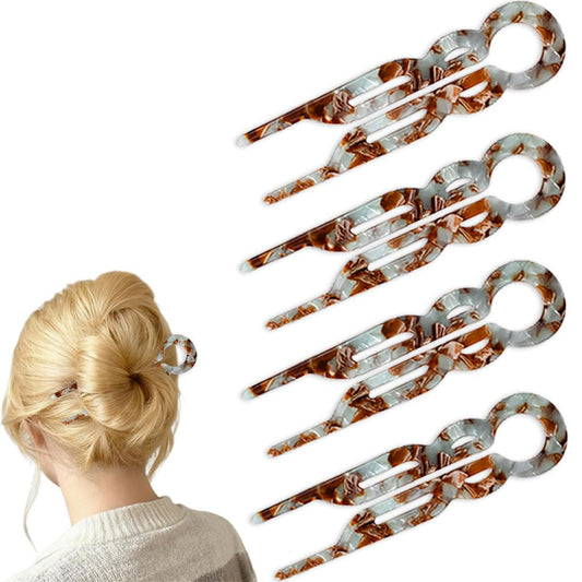 Prestigs French Hair Pin,Multi-colored French Hairpins,Elegant Prestiges Hair Pins for Women New Hair Accessories,Suitable for All Hair Types