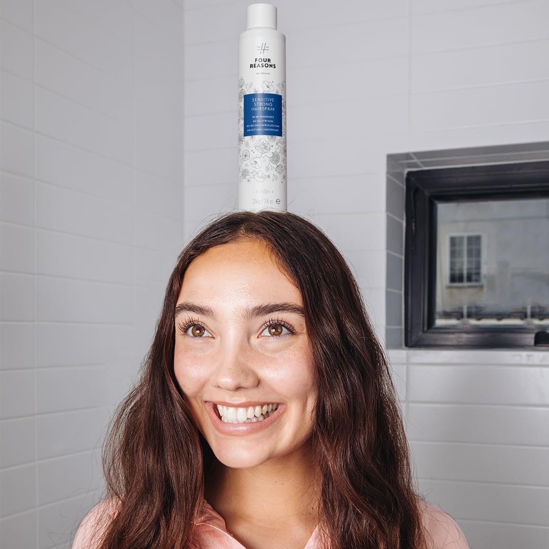 No nothing Very Sensitive Strong Hairspray - Fragrance Free Strong Styling and Finishing Spray, Hypoallergenic, Unscented Hair Spray 7.5 Ounce