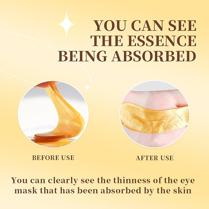 30Pairs Lip Mask & Under Eye Mask, 24K Gold Gel Crystal Collagen Eye Pads, Moisturizing Lip Mask Spa Daily Labial Masks, Under Eye Patches for Dark Circles, Puffiness and Dry Lips, Self Care Items