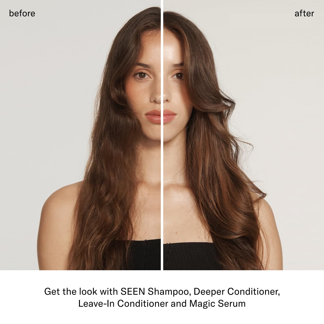 SEEN Shampoo & Deeper Conditioner Bundle, Fragrance-Free - Non-Comedogenic & Hair Care - Dermatologist-Developed, Safe for Sensitive, Eczema & Acne-Prone Skin