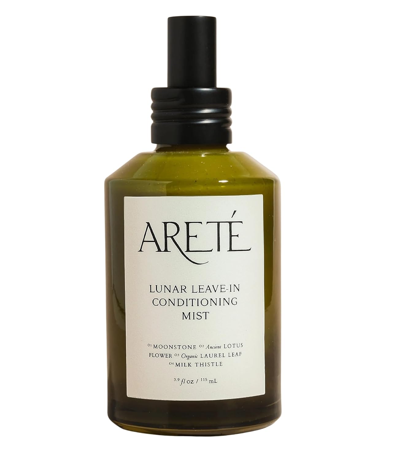 ARETÉ Lunar Leave In Conditioning Mist Hair Spray Leave In Conditioner for Curly Hair Detangler Spray for Women, Anti Frizz with Milk Thistle & Aloe, Made in USA, 3.9oz