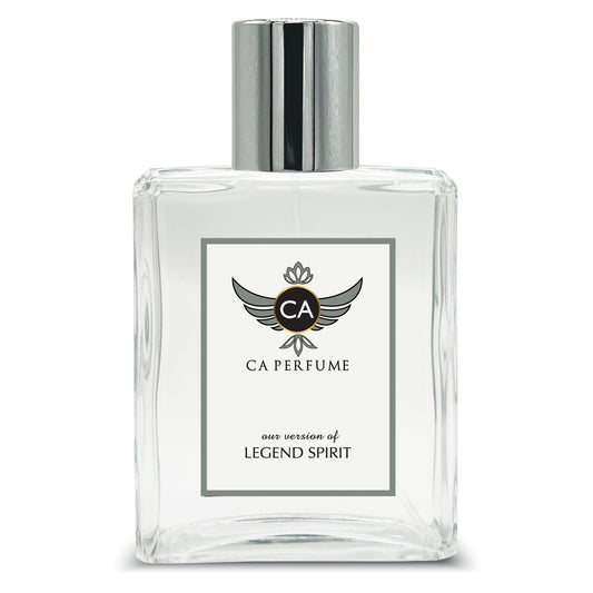 CA Perfume Impression of Legend Spirit For Men Replica Fragrance Dupes Eau de Parfum Spray Bottle 3.4 Fl Oz/100ml-X1