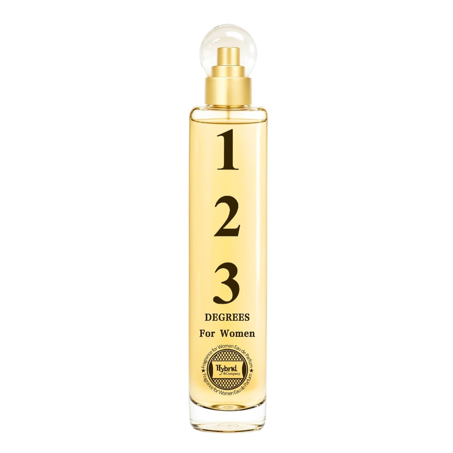 Hybrid & Company 123 Degrees For Women Eau De Parfum Natural Spray Vaporisateur 3.4 FL.OZ