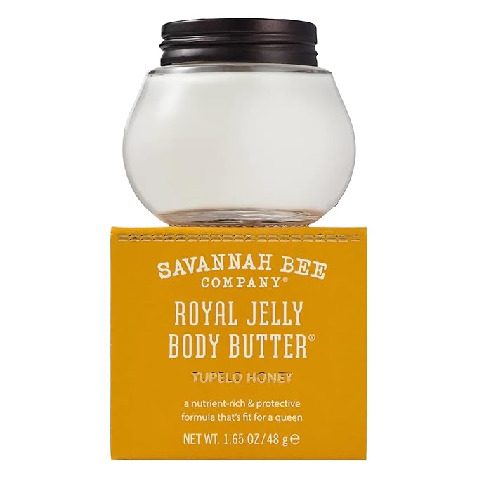 Savannah Bee Company Royal Jelly Body Butter - Deep Hydrating Body Butter for Dry Skin