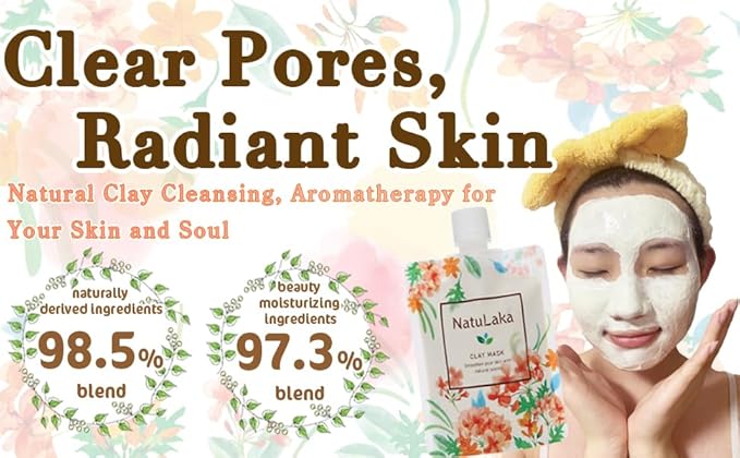 Detoxifying, Pore Minimizing, Hydrating Mask | 98.5% Natural Clay Mask |