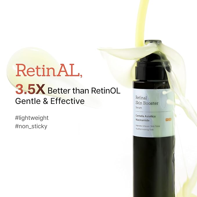 MEDITHERAPY Retinal Skin Booster Serum 5.07 fl. oz - 100ppm Retinal Ideal for Beginner & Sensitive Skin - Advanced Retinol Serum for Face - Retinaldehyde Facial Serum for Uneven Skin Tone & Fine Lines