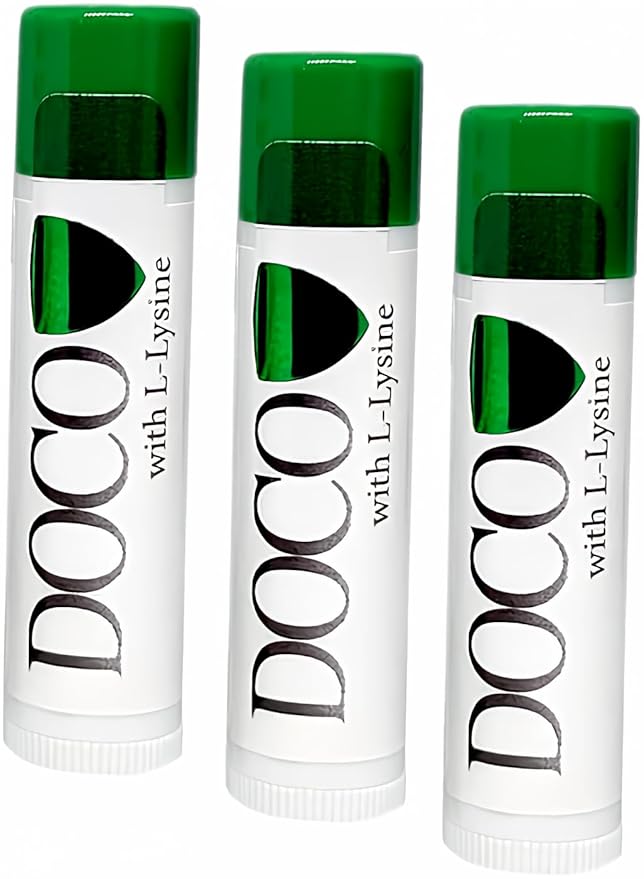 DocoShield Lip Balm w/Docosanol and Lysine (3-Pack)