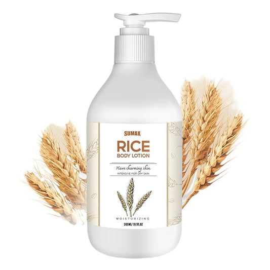 Rice Moisturizing Skin Lotion 10.1oz- Rice Extract - Body Lotion, Hand and Body Moisturizer, Hydrates Dry Skin Instantly, Hydrating Targets Dryness - Face Lotion
