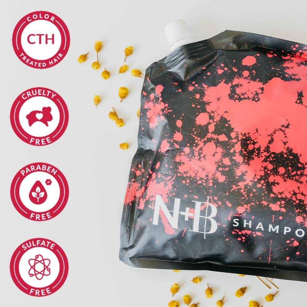 Nicole + Brizee N+B Core Collection | Paraben-Free | For All Hair Types and Textures | Strengthens and Hydrates | Made in the USA (Shampoo 33oz)