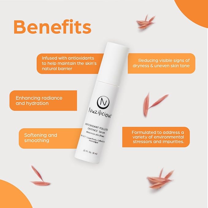 Professional Grade Advanced Skin Defense Serum with Superfruits & Antioxidants – Hydrates, Enhances Radiance & Protects Skin, Vegan & Cruelty-Free, (0.25 oz)