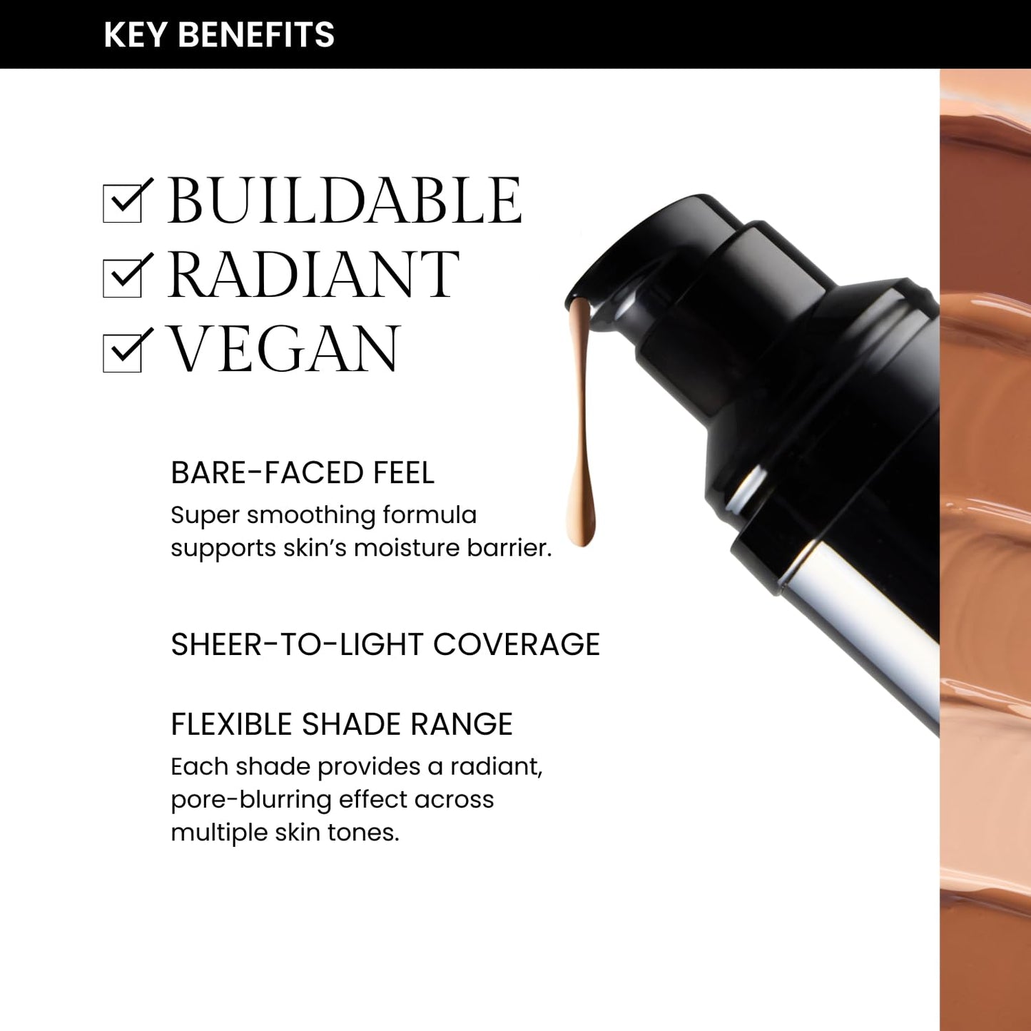 OFIR Sheer Skin Hydrating Tinted Moisturizer for Face | Lightweight Face Tint Makeup | Breathable Vegan Skincare Routine | Sheer Coverage Makeup Formula | Bare Rice - Very Fair to Fair 1 FL OZ