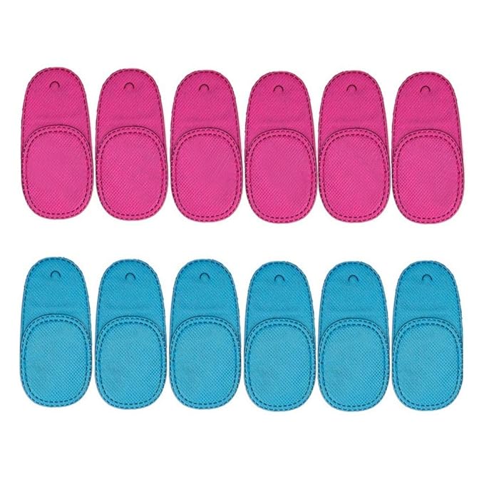12PCS Amblyopia Eye Patch For Glasses, Children Weak Eye Patches for Strabismus Amblyopia, No irritation to skin (6 Pieces Pink, 6 Pieces Blue)