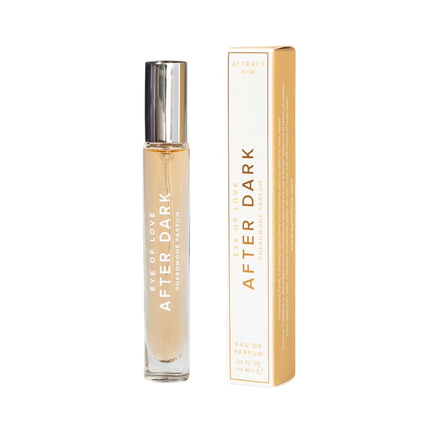 Eye of Love After Dark Pheromone Perfume for Women - Sultry Scent Cologne with Jasmine Vanilla White Chocolate - Long Lasting Plant-Based Fragrances - Bold Scent for Her - 10ml/0.34fl oz