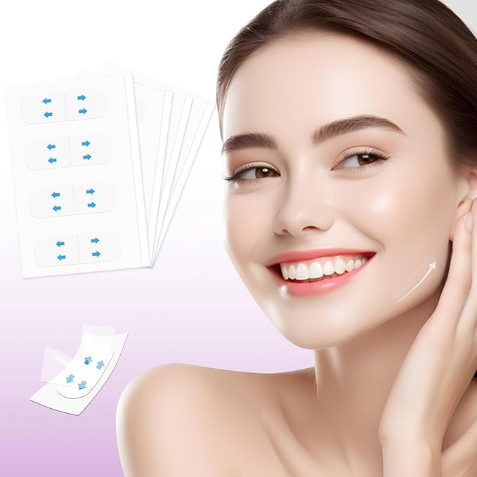 Face Tape Lifting Invisible, Face Lift Tape 140Pcs, Neck Tape Facelift Tape for Face Invisible Use Before Makeup, Facial Tape Face Lift for Lifting Sagging Skin Wrinkle Neck Double Chin Jowls Eyes