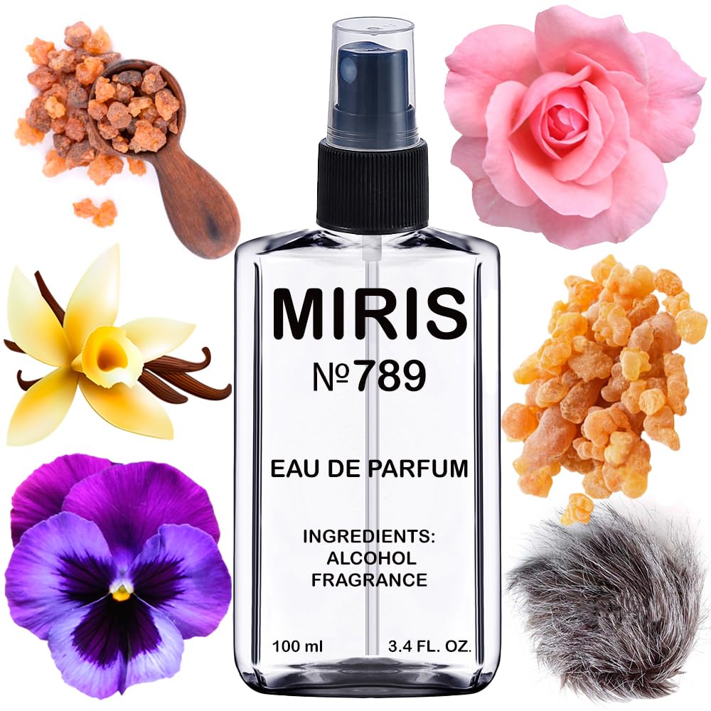 MIRIS No. 789, Inspired by Flower, Long-Lasting Eau de Parfum for Women, Spray 3.4 Fl Oz / 100 ml